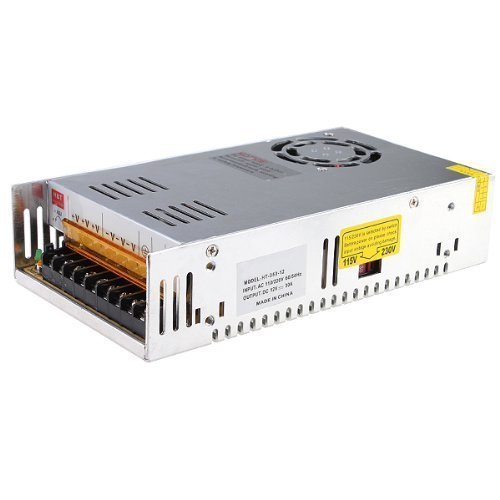 AC 110V to DC12V 30A 360W LED driver Switch Power Supply Transformer For WS2811 2801 WS2812B WS2813 LED Strip light