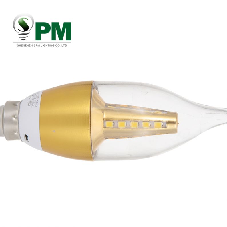 Low price e27 base led candle light led e14 candle light