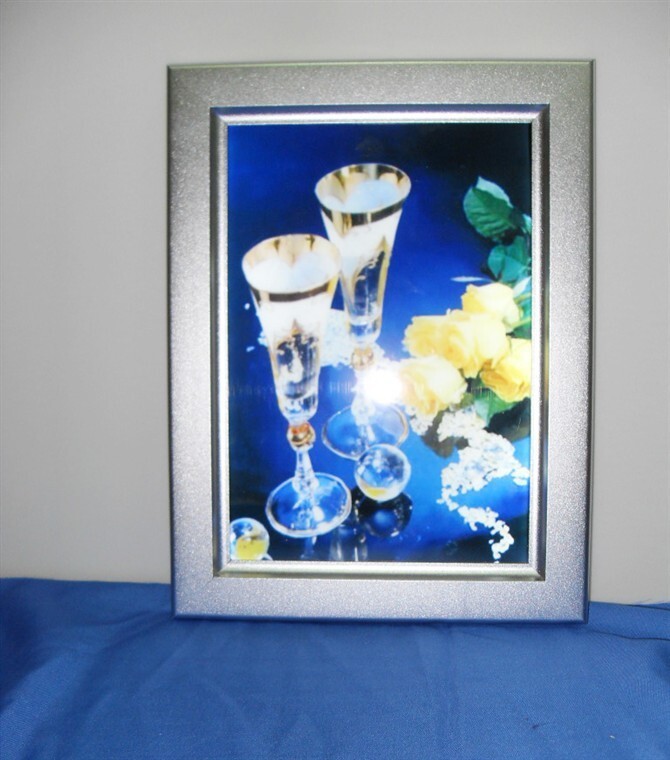 Led snap frame aluminium slim poster frame light box display open frame lightbox