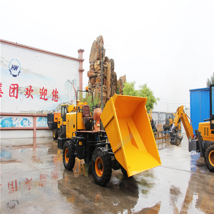 diesel engine mini dumper 4x4  concrete dumper for sale