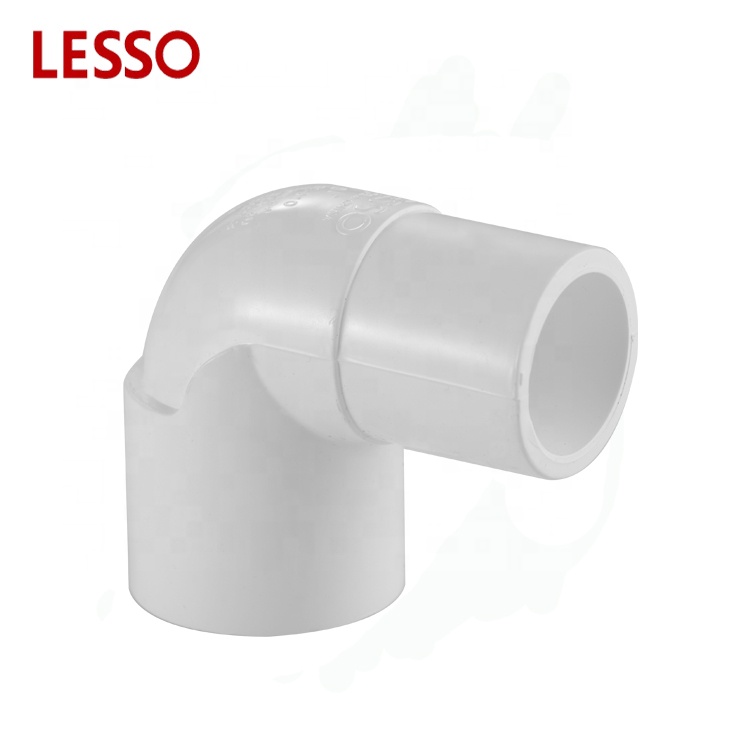 LESSO ASTM standard PVC SCH 40 Schedule 40 fittings 90 degree street elbow