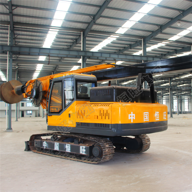 ground screw electric pile driver for construction, solar power system