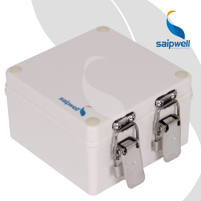 SAIPWELL Y IP66 DS-AGS-1212-S ABS Plastic Waterproof With Metal Clasp Outdoor Use Electrical Power Distribution Box