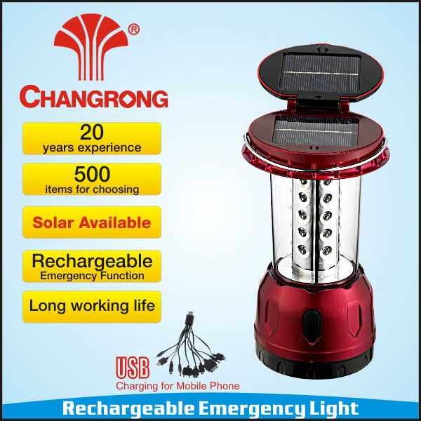 2018 LED Solar Rechargeable LANTERN With Mobile Phone Charger - CAMPING Caravan