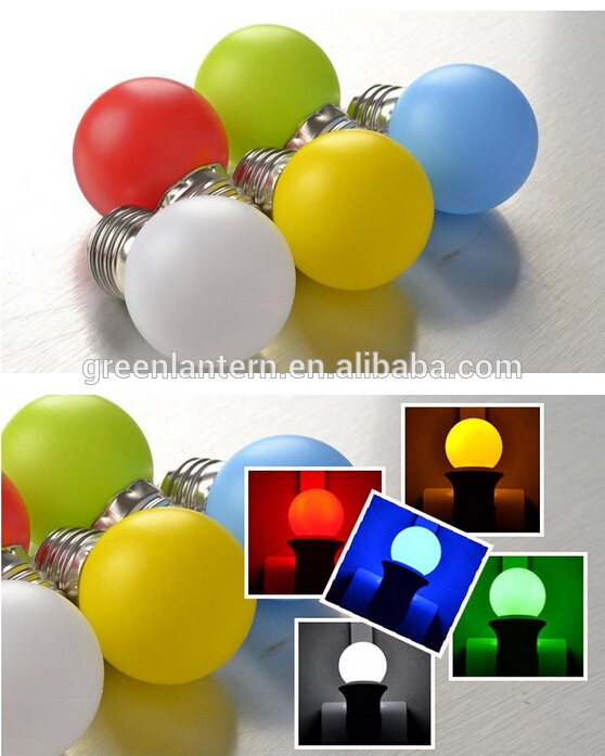 G45 1.5W LED Color Bulb Decoration Light G45 LED Ball Lamp