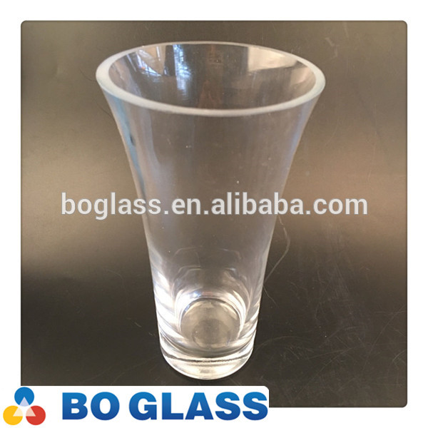 Wholesale murano transparent glass vase in high quality from BO-Glass