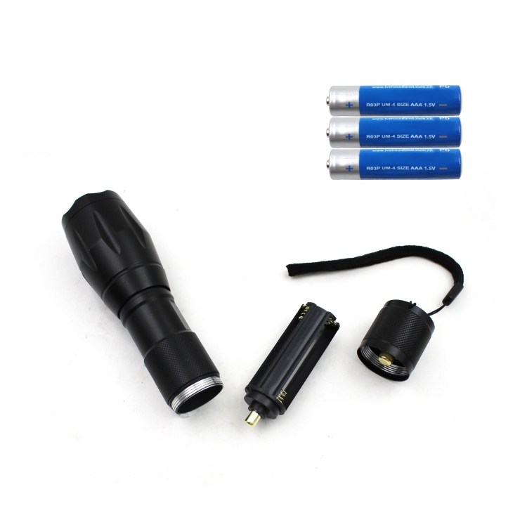 Portable Emergency LED Torch Light 1000 Lumens T6 XML Aluminum Zoom 10W LED Police Tactical Flashlight