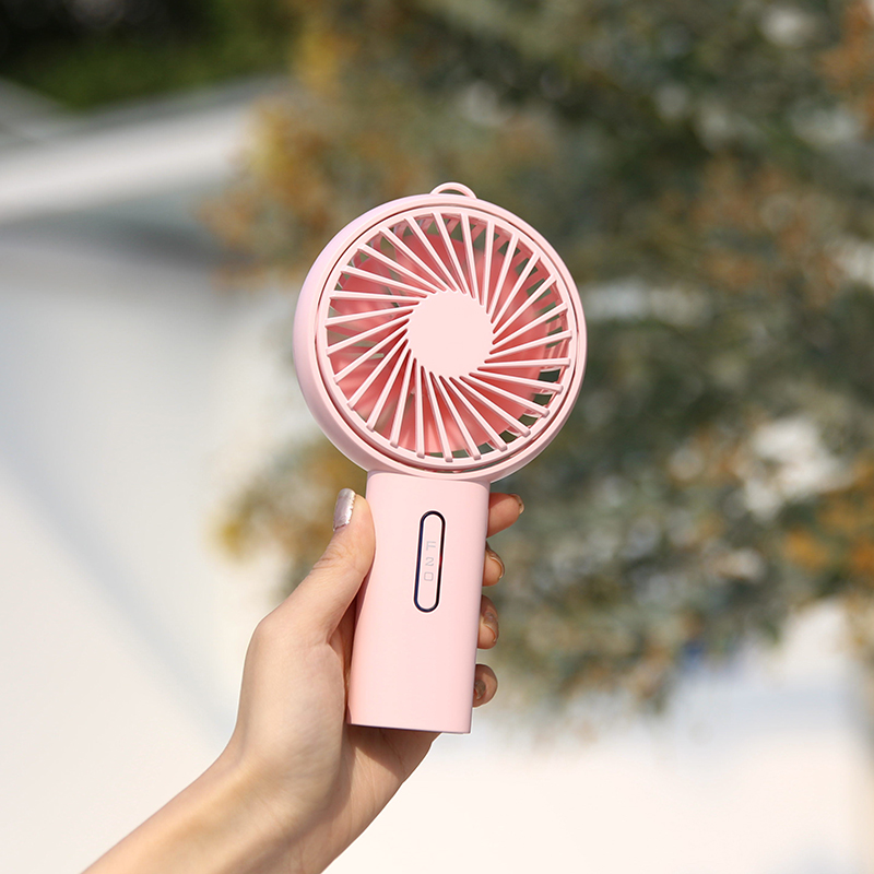 2400 mAh Adjustable Necklace USB Rechargeable Table Fan Hand Fan With Kc Certificate