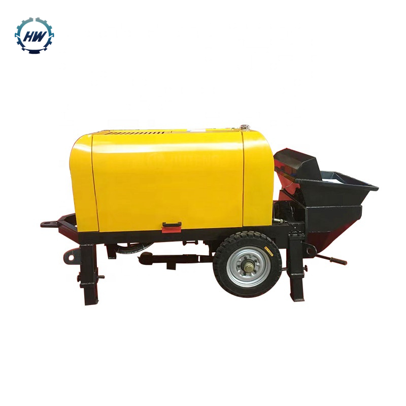 55kw-4cm stone size-120m height concrete pump