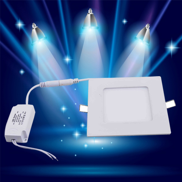 home decoration LED Panel Light price/Panel Light LED/3w 6w 9w 12w 15w 18w Square LED Panel Light