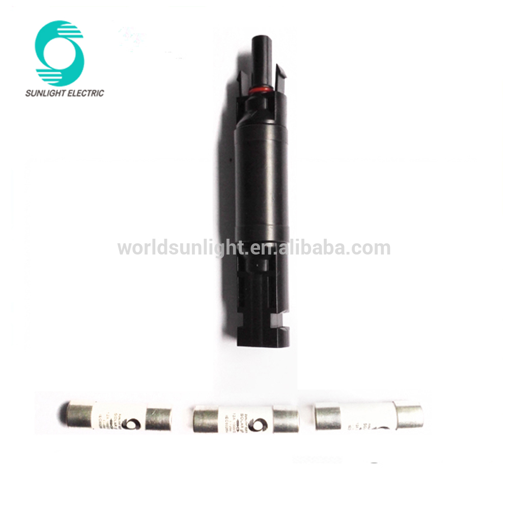 TUV UL CE approved DC 1000V 10A 20A 30A waterproof mc4 solar pv connector mc4 fuse connector