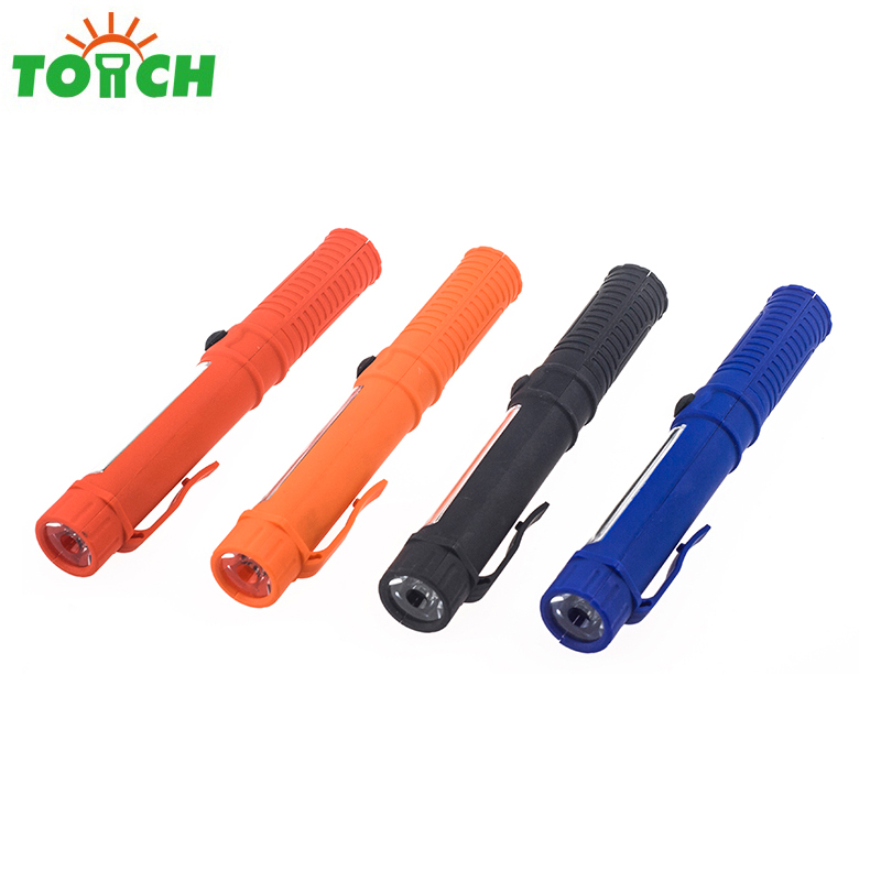 COB Led Portable Plastic Perfect Torch Lamp With Magnetic And Clip For Camping Outdoor Sport Light