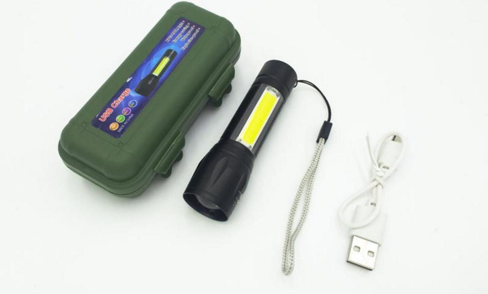 Ingenious Mini Tactical Flashlight, Rechargeable Torch for Camping/Reading/Expedition/Home/Field Operations