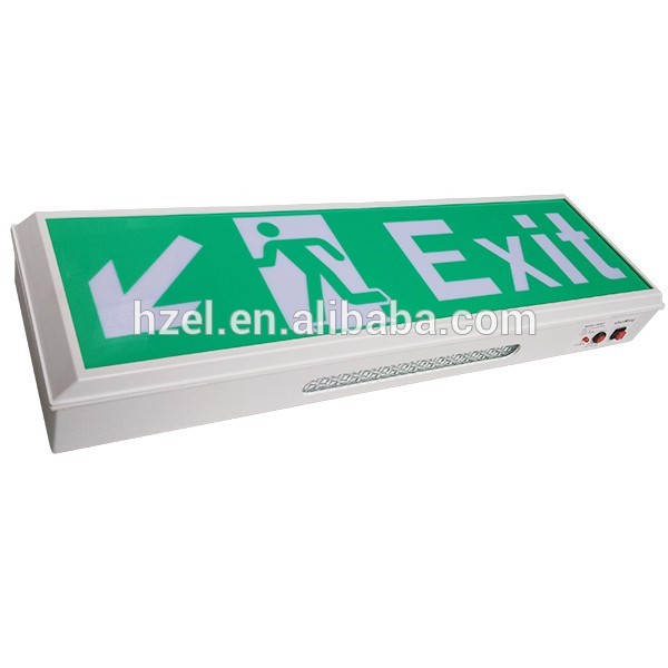 ABS Polyester Base Zhuiming Maintain Exit Sign Emergency Light