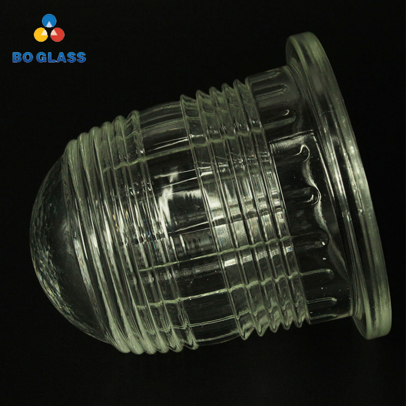 China Suppliers Borosilicate Outdoor Lamp Lighting LED Street Light Glass Cover