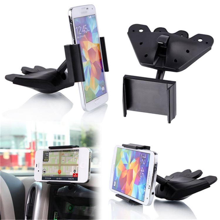 Hot sale Universal Car Mount Holder stand support stent CD Player Slot Cradle for Smartphone Mobile Phone