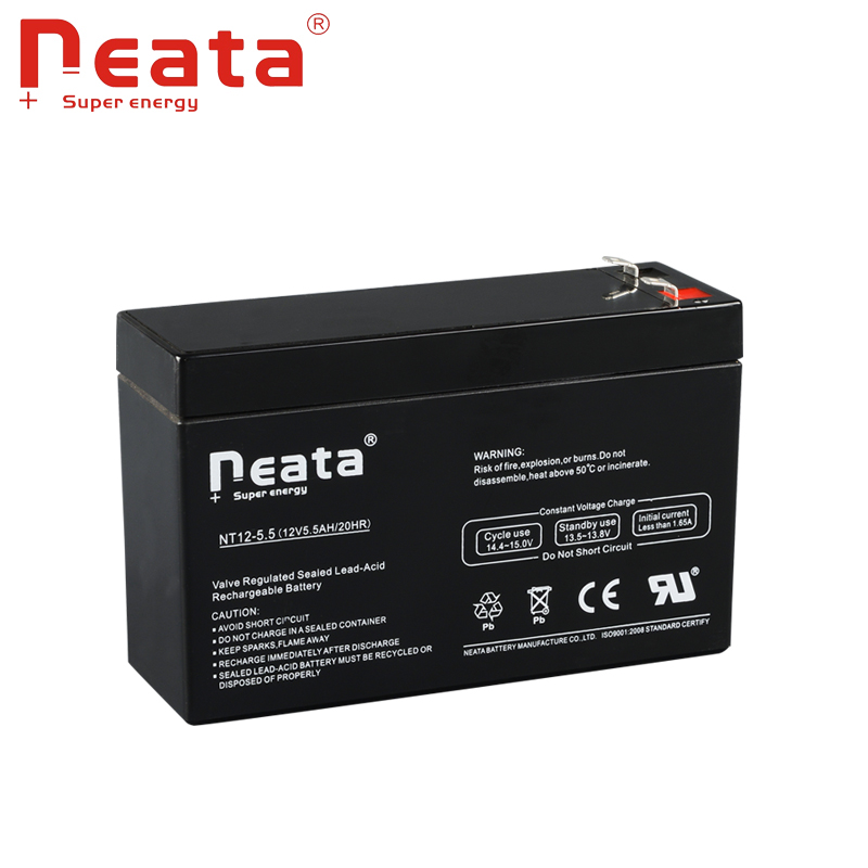 Lead acid storage sealed  12V5.5 ah rechargeable  battery for  toy car