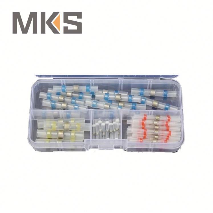 Kinds of Electrical PVC insulated ring fork furcate butt Wire Terminal Set Kit.