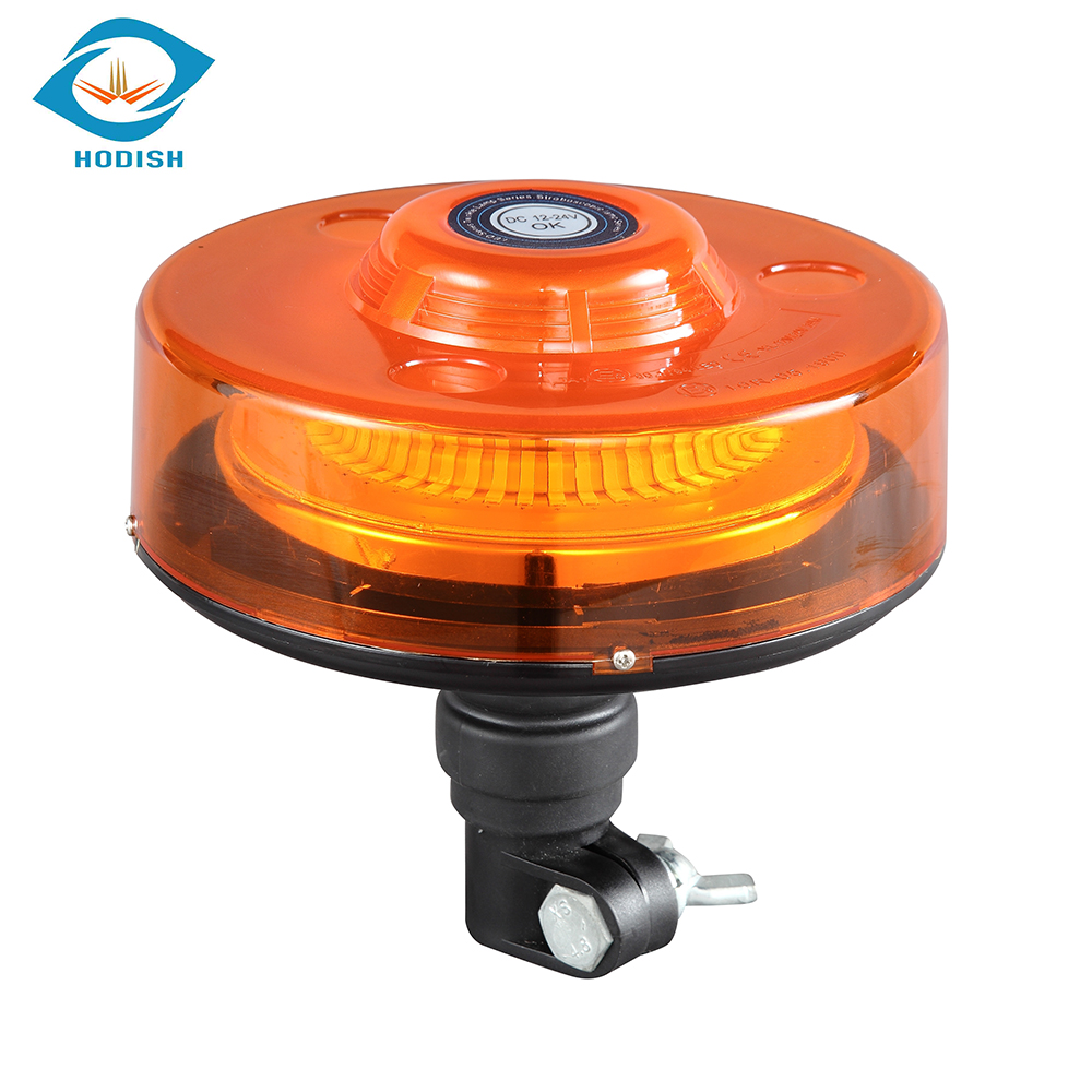 12/24V Led Beacon Warning Light with 8 Flash Patterns Flexible Din Pole with R10 R65