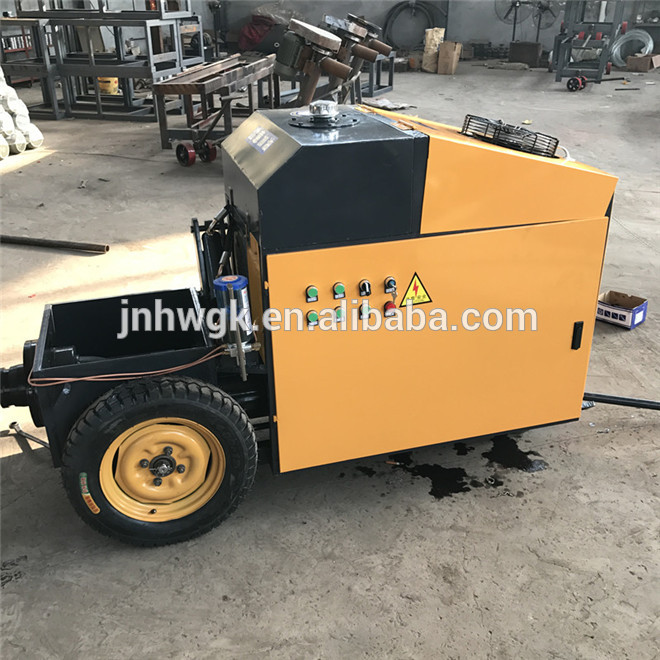 10M3/H mobile electric concrete mortar pump