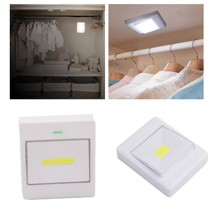 Magnetic Mini LED Wall Switch Light Wholesale Night Lamp