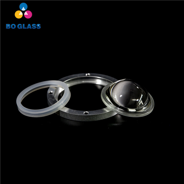 Customized various specifications degree Led Glass Optical Lens For reflector cob led