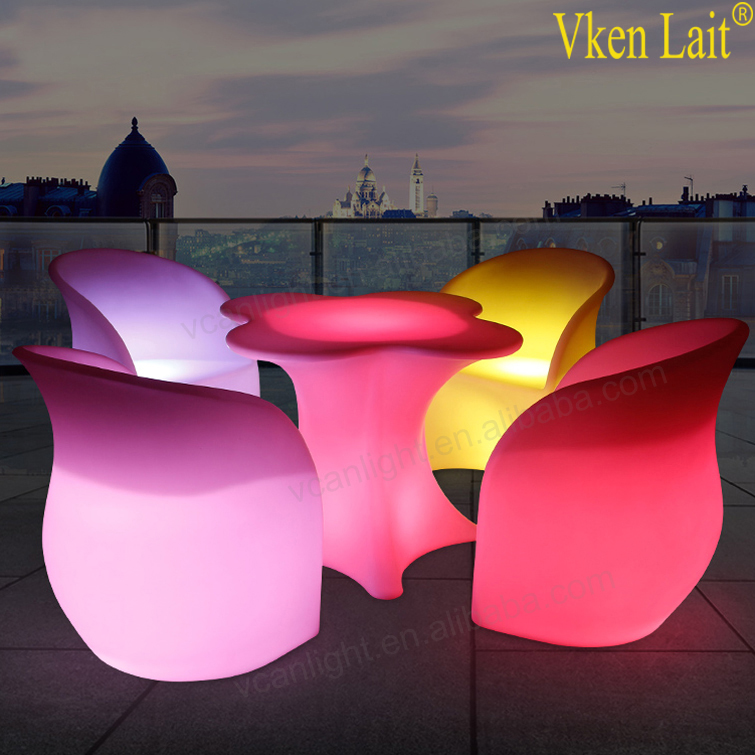 Modern colorful Led Table Led Bar Table / Acrylic Led Cocktail Table / led furniture