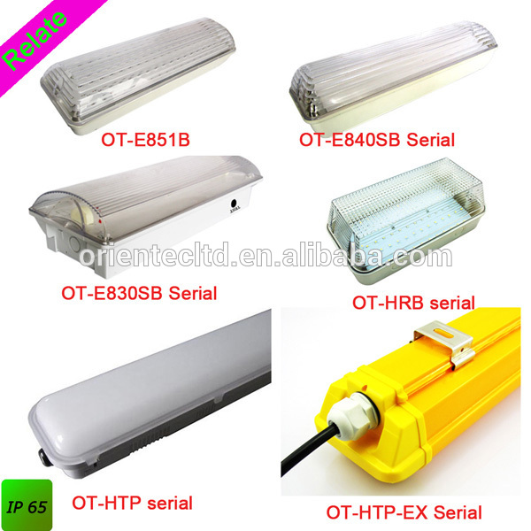 BS5266 IEC60598-2-22 complaint 30 LED SMD waterproof smd led emergency light with test button