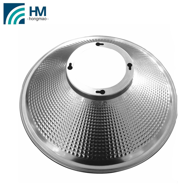 led high bay light use diameter 390mm 60 degree corn kernels aluminum reflector