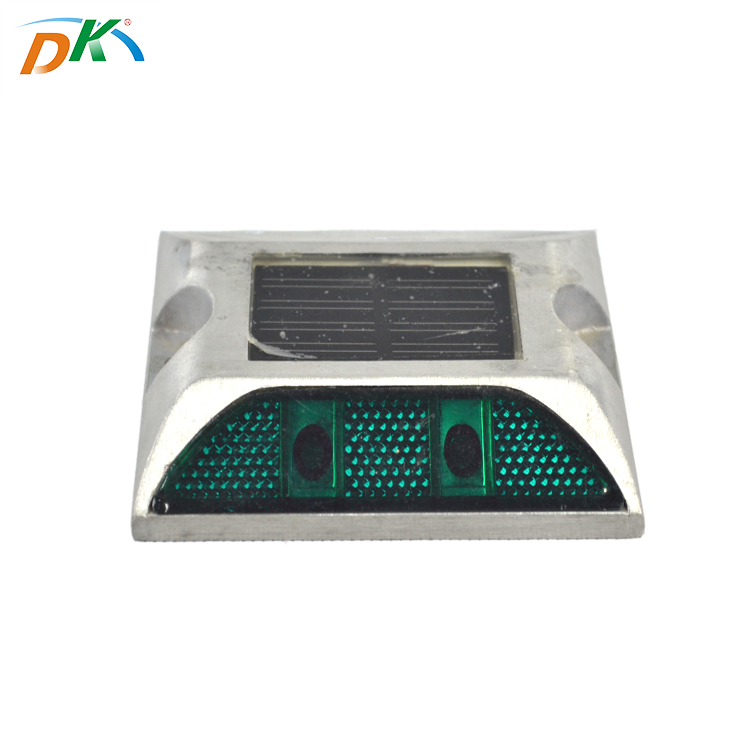 DK LED Traffic Roadway Solar Reflective Cat Eyes Warning Flashing Road Stud