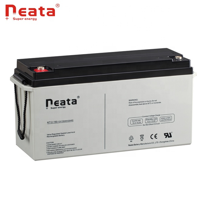 Sealed good quality rechargeable 12V150ah lead acid battery