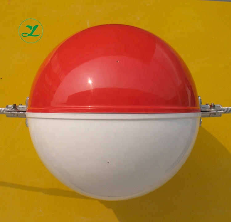 800mm aviation obstacle ball powerline marker aircraft warning spheres