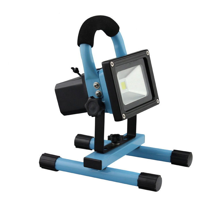 Aluminum outdoor  Portable led flood light 10/20/30w 90lm/w led work light recgargeable  light