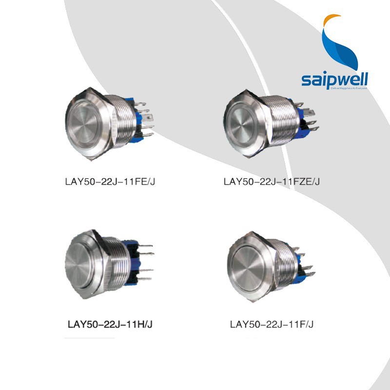 SAIP/SAIPWELL waterproof metal push button foot switch