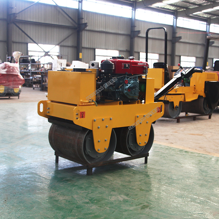HW650 Double Drum Walk Behind mini road roller Roller Hand held roller compactor