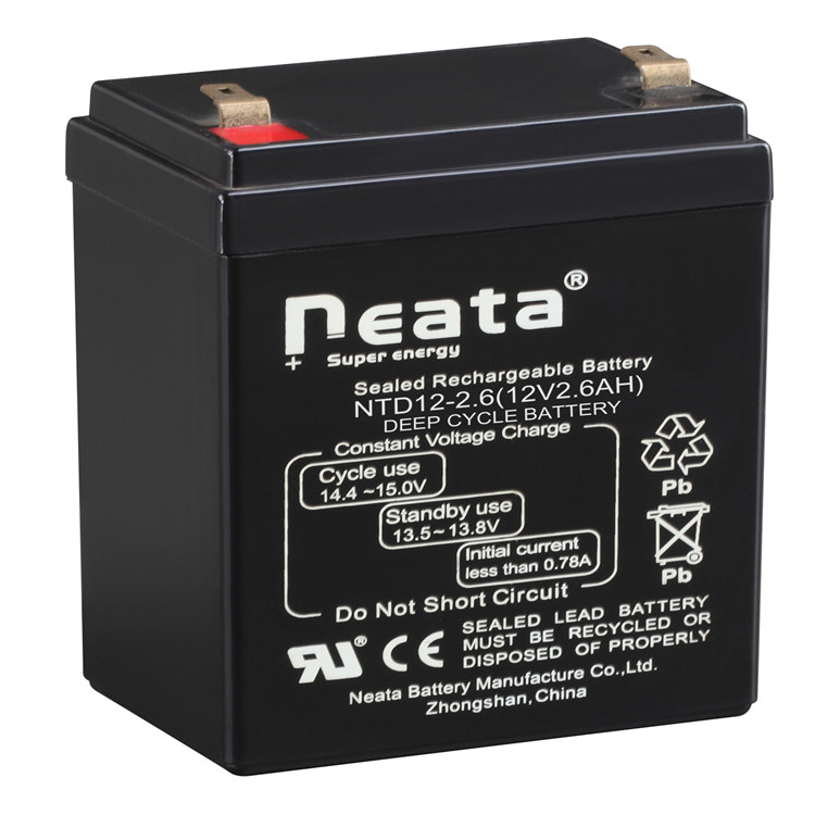 Neata Small rechargeable 12v 2.6ah battery for led lights