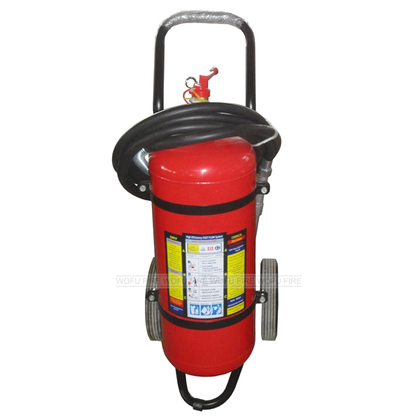 Trolley dcp 50lbs dry powder fire extinguisher