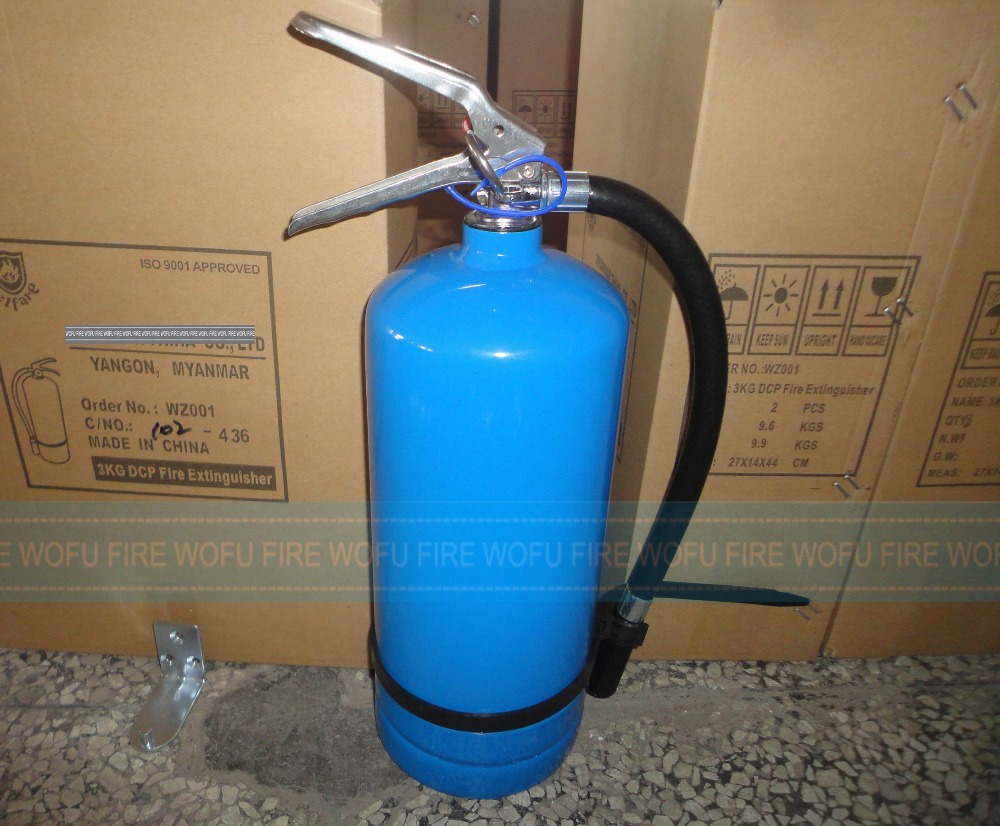 3kg blue ABC dry powder fire extinguisher