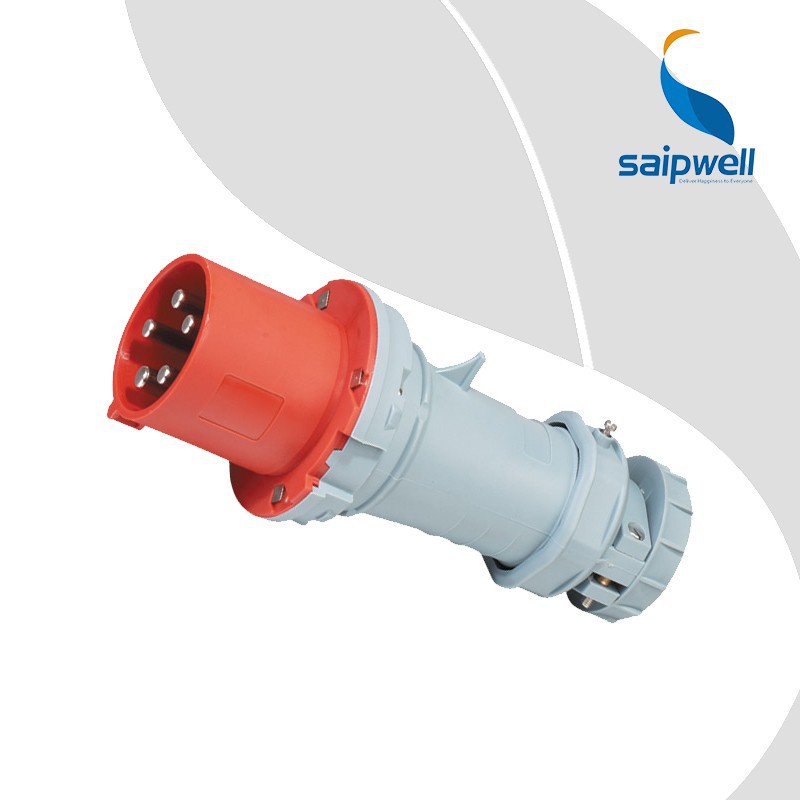 SAIPWELL 2014 Waterproof Construction European Standard High Quality Industrial 63 amp Industrial Plug & Socket