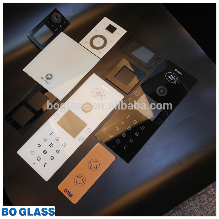 Guest hotel bedside control doorbell glass panel for smart home