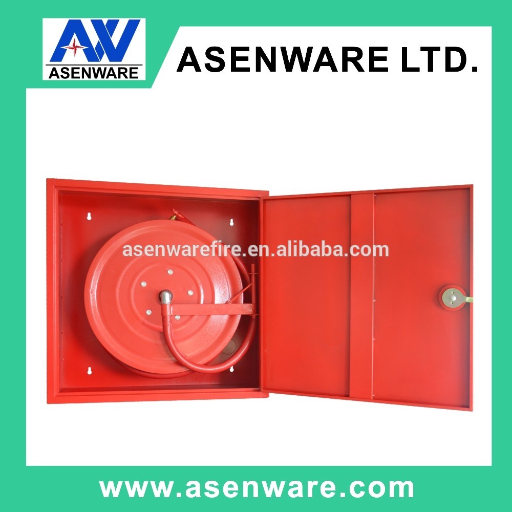 Hose reel fire fighting system for building