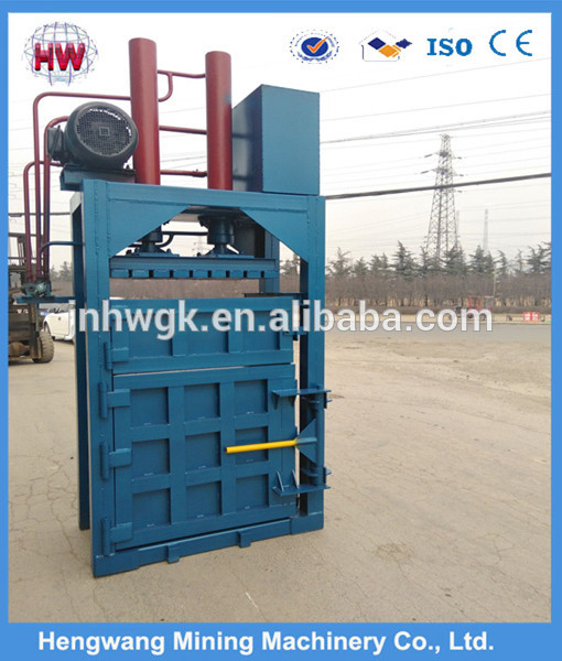10T hydraulic cardboard baler/waste paper balling machine/carton compress baler machine