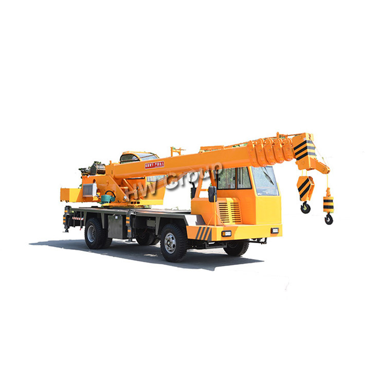 Truck mounted 7 Ton crane telescopic mobile crane lorry crane mounted