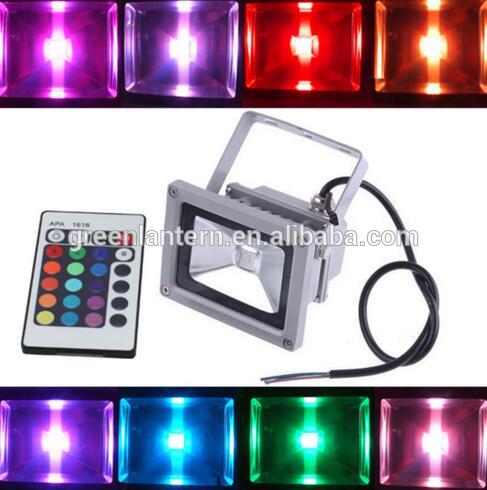 Multicolor decoration 10W 20W 30W 50W 80W 10W dmx rgb IP67waterproof outdoor led flood light