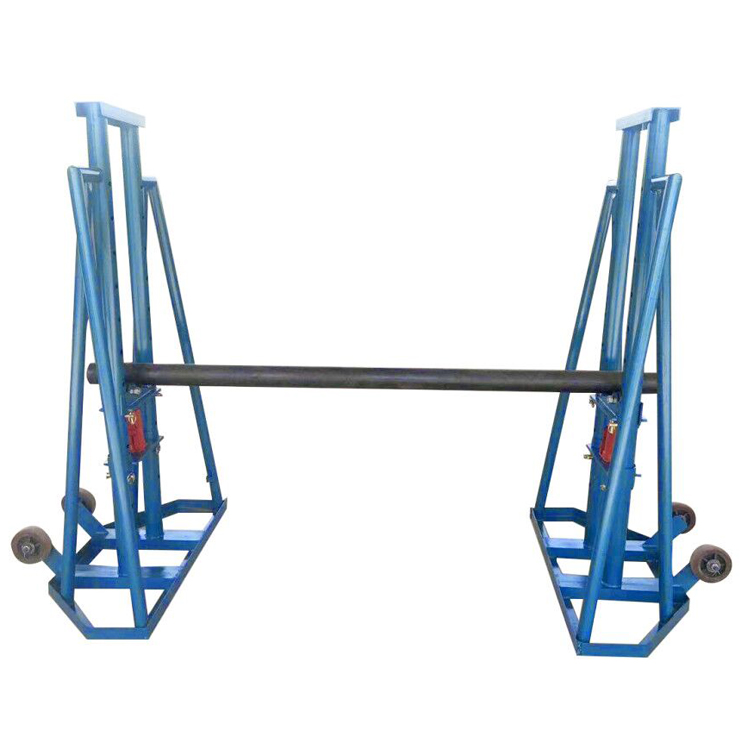 high quality cable stand hydraulic cable drum lifting jack cable drum jack