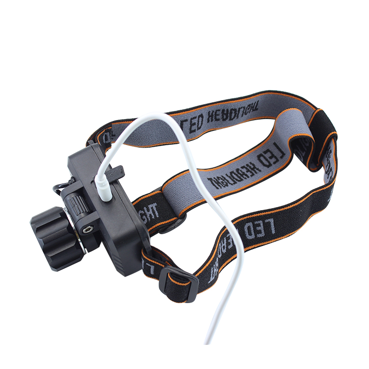 High Power Headlight Hunting  Brightness USB Rechargeable Led Headlamp For Running