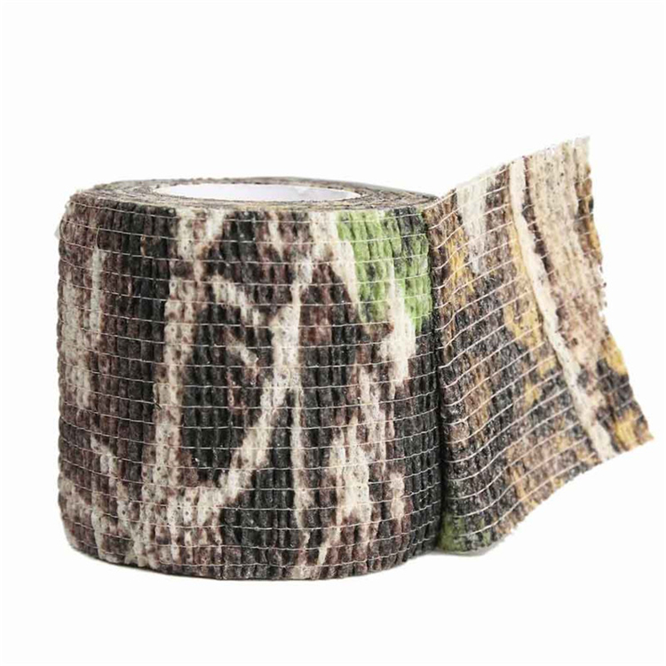 Self-adhesive Camo Stretch Bandage Protective Tactical Non-woven Camouflage Tape for Rifle Gun Flashlight