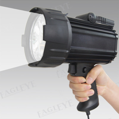 remote 12V Hunting emergency Spotlight,Rechargeable eagleye search lamp gree/red HID lamp AC/DC charger