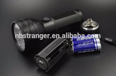 395nm 51 LED Ultraviolet Lamps Blacklight Torch UV Flashlight