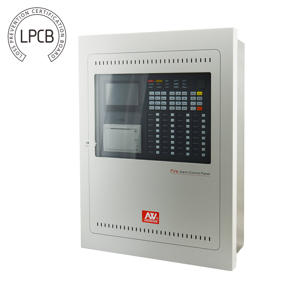 addressable fire alarm control panel with 324 address per loop